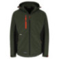 Trystan softshell veste - Kaki Foncé/Noir