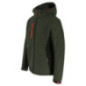 Trystan softshell veste - Kaki Foncé/Noir