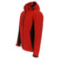 Trystan softshell veste - Rouge/Noir