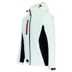 Trystan softshell veste - Blanc/Noir