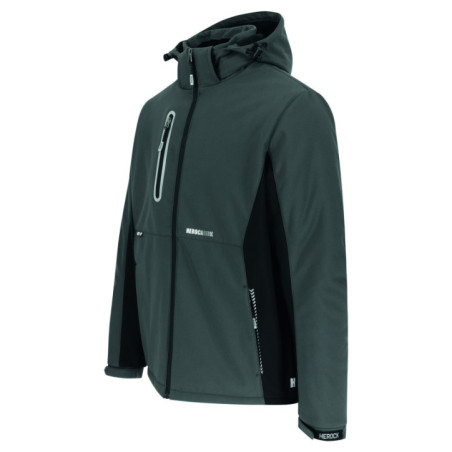 Taris softshell veste - Charbon/Noir
