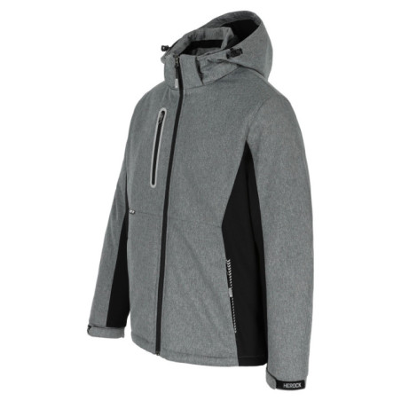 Taris softshell veste - Gris Chiné/Noir