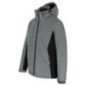 Taris softshell veste - Gris Chiné/Noir