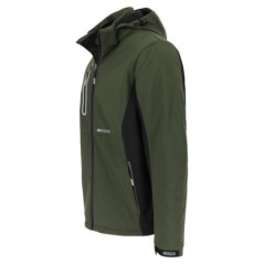 Taris softshell veste - Kaki Foncé/Noir