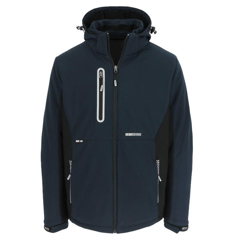 Taris softshell veste - Marine/Noir