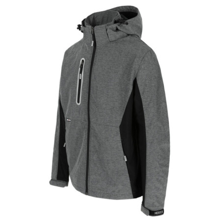 Flexor softshell veste - Gris/Noir Réfléchissante