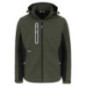 Flexor softshell veste - Kaki/Noir Réfléchissante