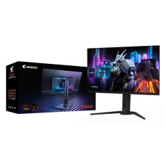 Écrans plats de PC - GIGABYTE - Écran de jeu AORUS FO32U2 OLED de 32” - 3840 x 2160 (UHD), 240Hz, 0,03ms, KVM, 250 cd/m², FreeSy