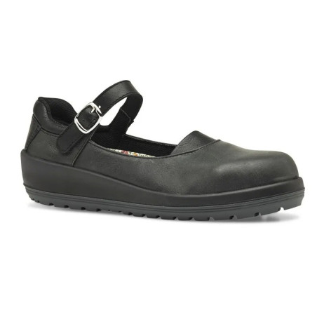BALLERINES DE SECURITE PARADE BIANCA NOIR EN ISO 20345 : 2011 S1P SRC