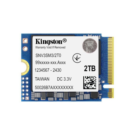 Disques SSD - Kingston Technology - 2000G NV3 M.2 2230 NVMe SSD | Soul Rebel E-Shop