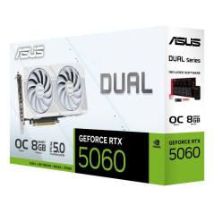 Cartes graphiques - ASUS - DUAL-RTX5060-O8G-WHITE | Soul Rebel E-Shop
