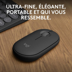 Logitech 910-007015 souris Voyage Ambidextre RF sans fil + Bluetooth Optique 4000 DPI