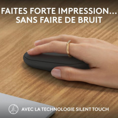 Logitech 910-007015 souris Voyage Ambidextre RF sans fil + Bluetooth Optique 4000 DPI