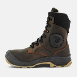 Chaussures de securite tres hautes - Narena - Mixte - EN ISO 20345 - S3S SR FO LG HI CI HRO AN - Marron