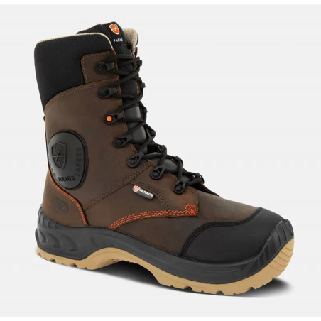 Very high safety shoes - Nareno - Unisex - EN ISO 20345 - S3 SRC AN CI HI HRO - Cognac