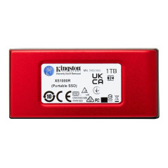 Lecteurs à circuits intégrés externes - Kingston Technology - 1To SSD externe XS1000 USB 3.2 Gen 2, Rouge | Soul Rebel E-Shop