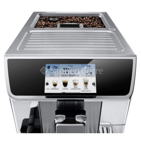DELONGHI ECAM 650.75.MS - Machine expresso automatique avec broyeur PrimaDonna Elite - Inox