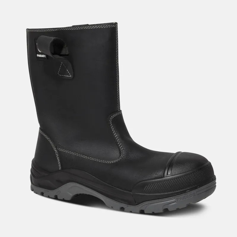 Narvix Men's Fur-Lined Safety Boots - EN ISO 20345 - S3 SRC CI HI - Black