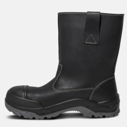 Narvix Men's Fur-Lined Safety Boots - EN ISO 20345 - S3 SRC CI HI - Black