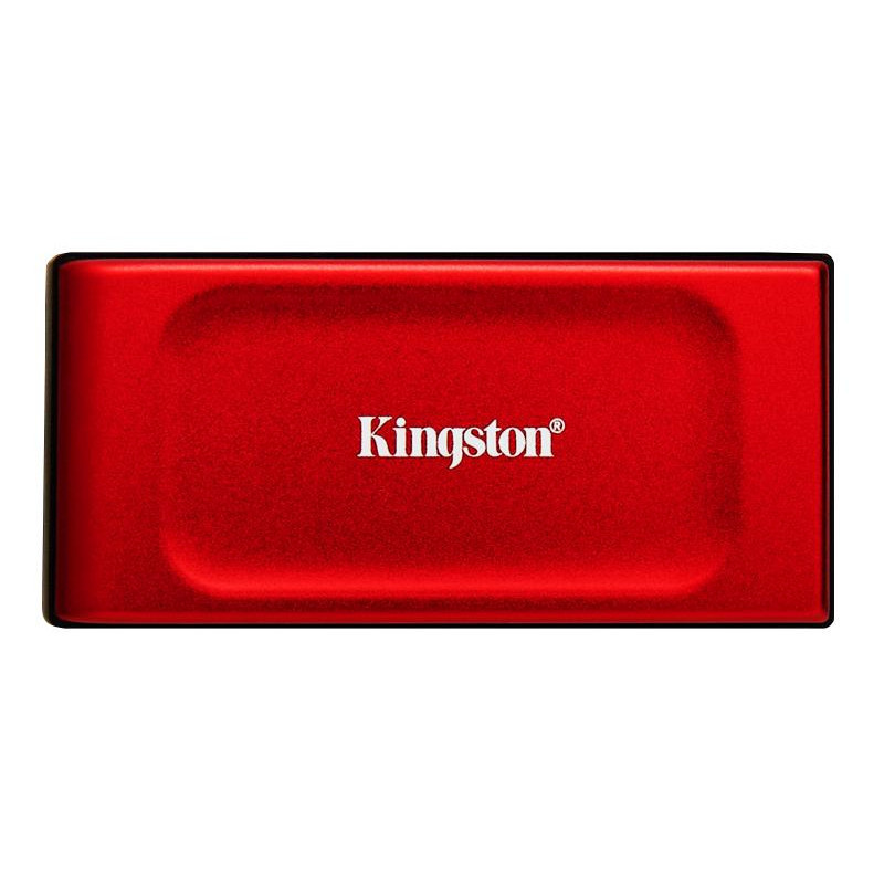 Lecteurs à circuits intégrés externes - Kingston Technology - 2To SSD portable XS1000 USB 3.2 Gen 2, Rouge