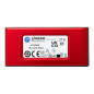 Lecteurs à circuits intégrés externes - Kingston Technology - 2To SSD portable XS1000 USB 3.2 Gen 2, Rouge