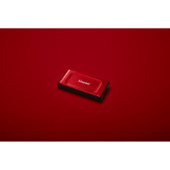Lecteurs à circuits intégrés externes - Kingston Technology - 2To SSD portable XS1000 USB 3.2 Gen 2, Rouge | Soul Rebel E-Shop