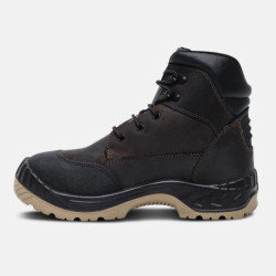 High safety shoes - Netna - Unisex - EN ISO 20345 - S3 SRC HRO CI HI - Brown