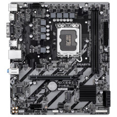 Cartes mères - GIGABYTE - H810M H Carte mère - Processeurs Intel Core Ultra (Série 2), VRM 4+1+2 phases, jusqu'à 6400 MHz DDR5, 