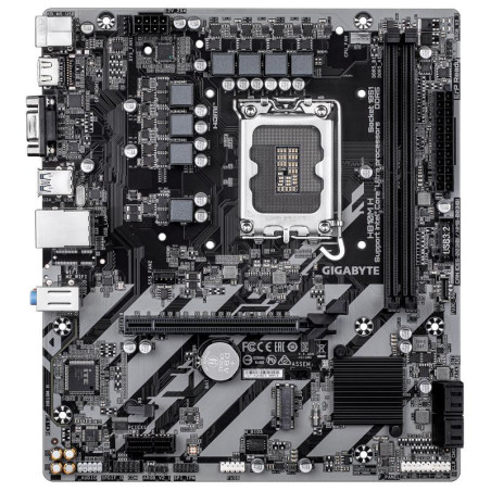 Cartes mères - GIGABYTE - H810M H Carte mère - Processeurs Intel Core Ultra (Série 2), VRM 4+1+2 phases, jusqu'à 6400 MHz DDR5, 