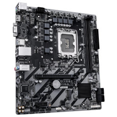 Cartes mères - GIGABYTE - H810M H Carte mère - Processeurs Intel Core Ultra (Série 2), VRM 4+1+2 phases, jusqu'à 6400 MHz DDR5, 