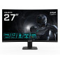 Écrans plats de PC - GIGABYTE - GS27FC2 Moniteur Gaming Incurvé 27" FHD - 1920 x 1080, 240Hz, 1ms, 350 cd/m², HDR Ready, HDMI 2.