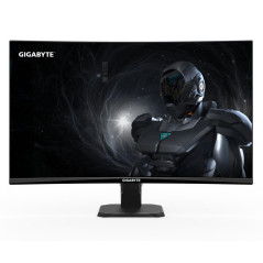 Écrans plats de PC - GIGABYTE - GS27FC2 Moniteur Gaming Incurvé 27" FHD - 1920 x 1080, 240Hz, 1ms, 350 cd/m², HDR Ready, HDMI 2.