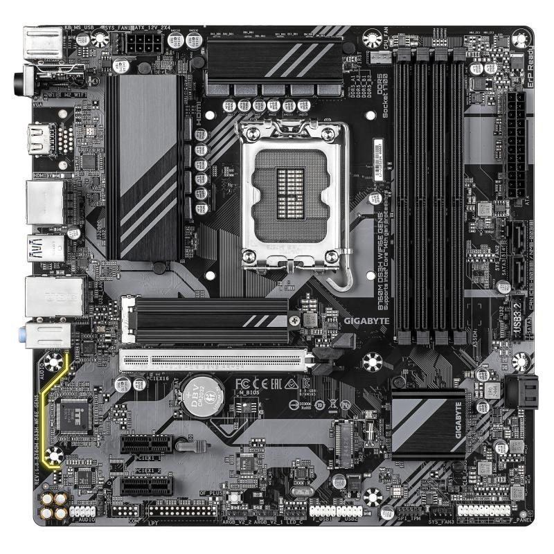 Cartes mères - GIGABYTE - B760M DS3H WIFI6E GEN5 Carte Mère – Compatible avec les processeurs Intel Core 14e génération, VRM num