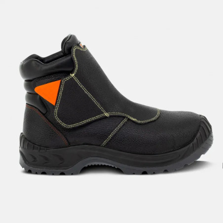 CHAUSSURES DE SECURITE HAUTES SOUDEURS PARADE N-FUZE NOIR EN ISO 20349-2:2017+A1:2020-S3-SRC HRO - CI - HI - WG
