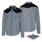 SAS_A-19 - Chemise western avec empiècement western de... SAS_A-19 - Chemise western avec empiècement western de...