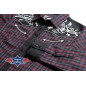 SAS_ABBY - Blouse western à carreaux avec empiècement...