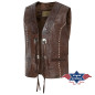 SAS_ALAMO - Veste noble en vachette en pur cuir...