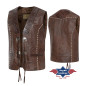 SAS_ALAMO - Veste noble en vachette en pur cuir...