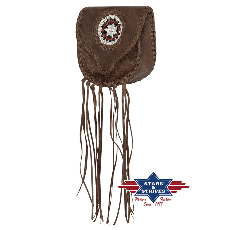 SAS_ANOKI brown - Charming little leather pouch. It is,...