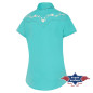 SAS_AVERY - Magnifique blouse western à manches courtes...
