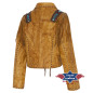 SAS_AZTECA - Veste en cuir western de haute qualité,...