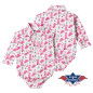 SAS_BABY COWGIRL - Charming baby bodysuit with long...