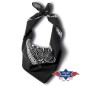 SAS_BANDANA-03 - black - Le bandana en 100% coton, avec... (Lot de 12)
