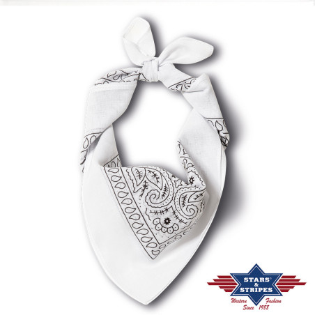 SAS_BANDANA-04 - white - Le bandana en 100% coton - Soul Rebel E-Shop