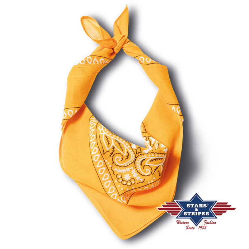 SAS_BANDANA-05 - yellow - The bandana is made of 100%... (Pack of 12)