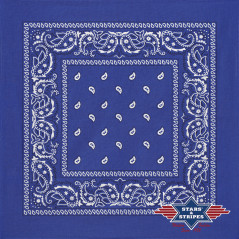 SAS_BANDANA-07 - Royal blue - Le bandana en 100% coton,... (Lot de 12)