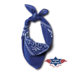 SAS_BANDANA-07 - Royal blue - Le bandana en 100% coton - Soul Rebel E-Shop