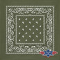 SAS_BANDANA-10 - olive green - Le bandana en 100%... (Lot de 12)