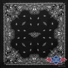 SAS_BANDANA-15 - black - Le bandana en 100% coton, avec... (Lot de 12)