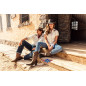 SAS_BARNEY - Chemise western exceptionnelle en beige...